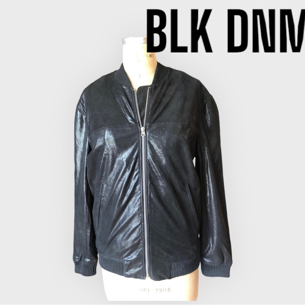 BLK DNM Sparkle Leather Jacket